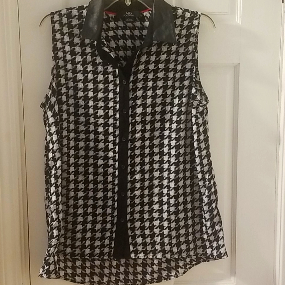 ABS Platinum sleeveless blouse